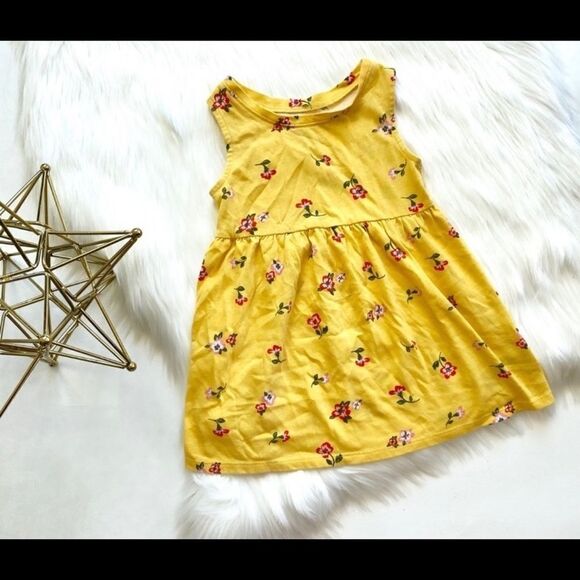 Girls Old Navy Floral Summer Dress - Sz 18-24 mo - Picture 3 of 3